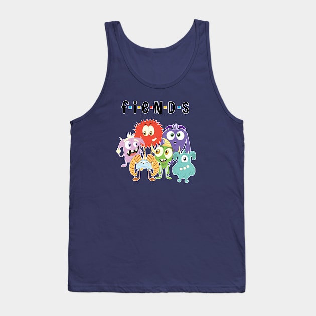 F(r)iendly Monsters Tank Top by Shapetrix